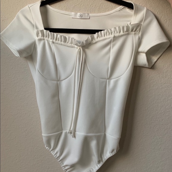 Missguided White Cream Bodysuit - Picture 3 of 3